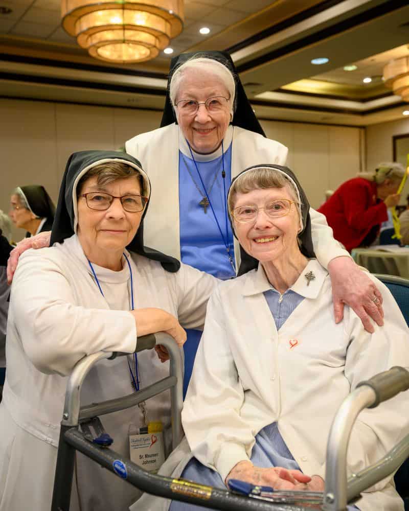 Three contemplative sisters