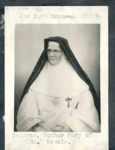 An image of Mother General Sr. Ursula Jung