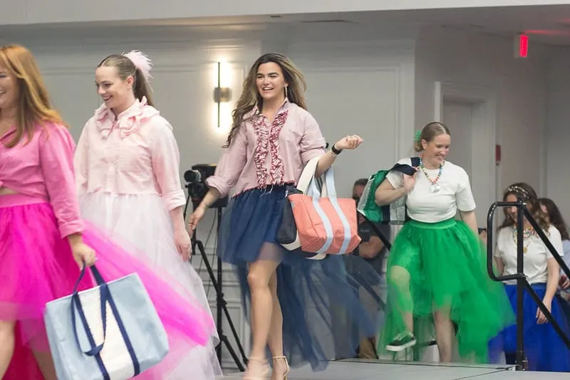 The fashion runway at the MDCS event. 