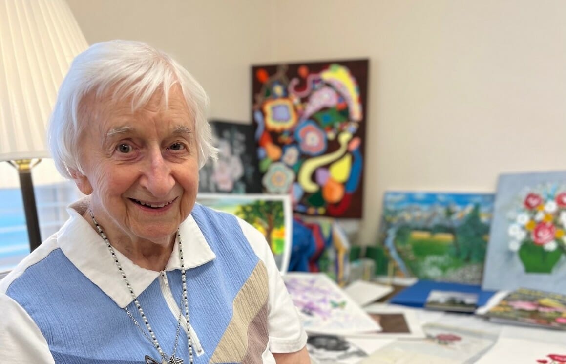 Sister Anita expresses herself through art