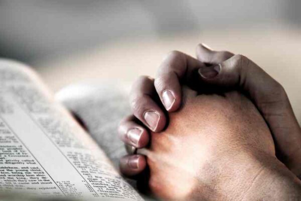 Hands in prayer