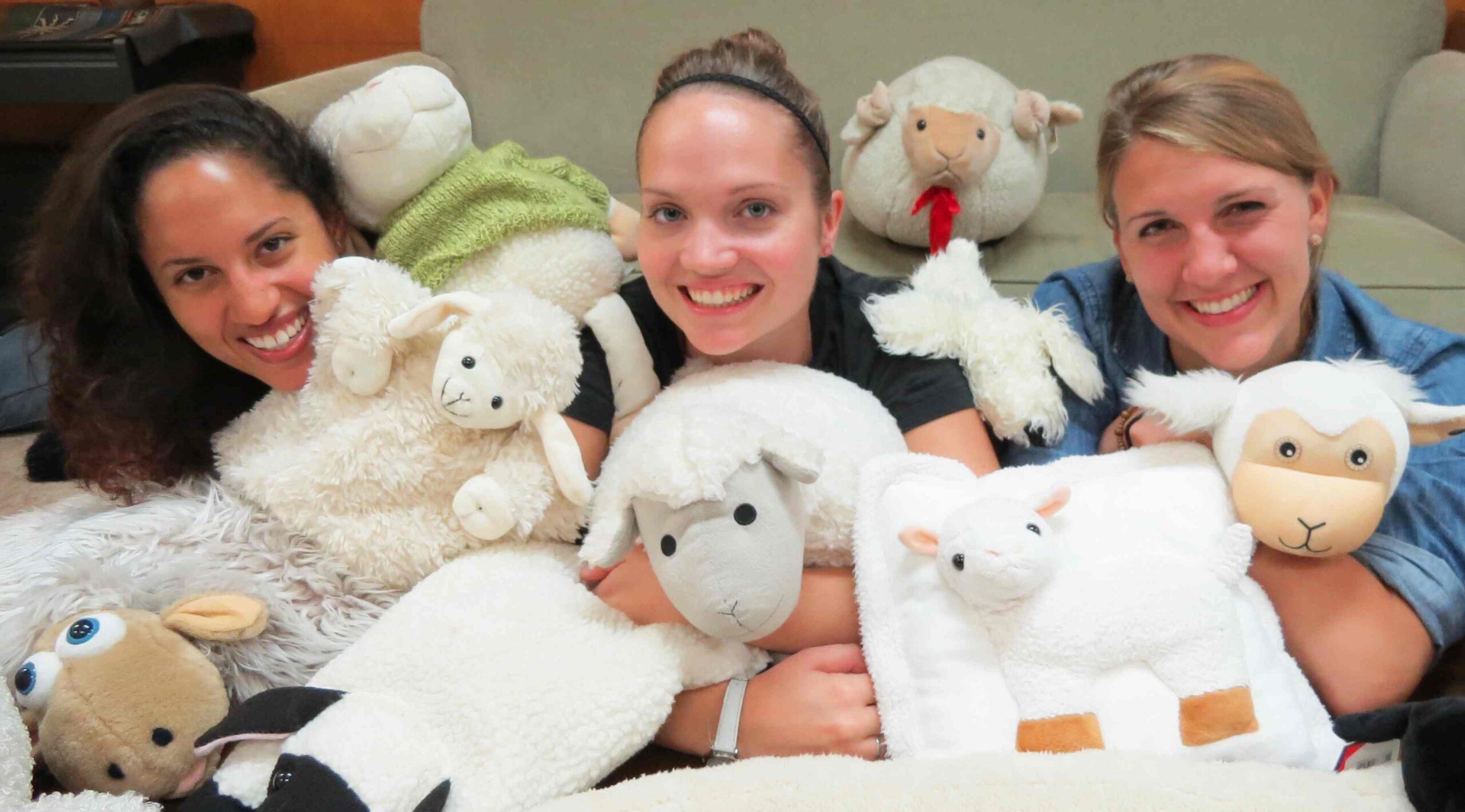 Three Good Shepherd Volunteers