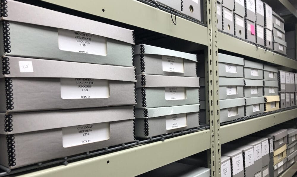 Archives containing records.