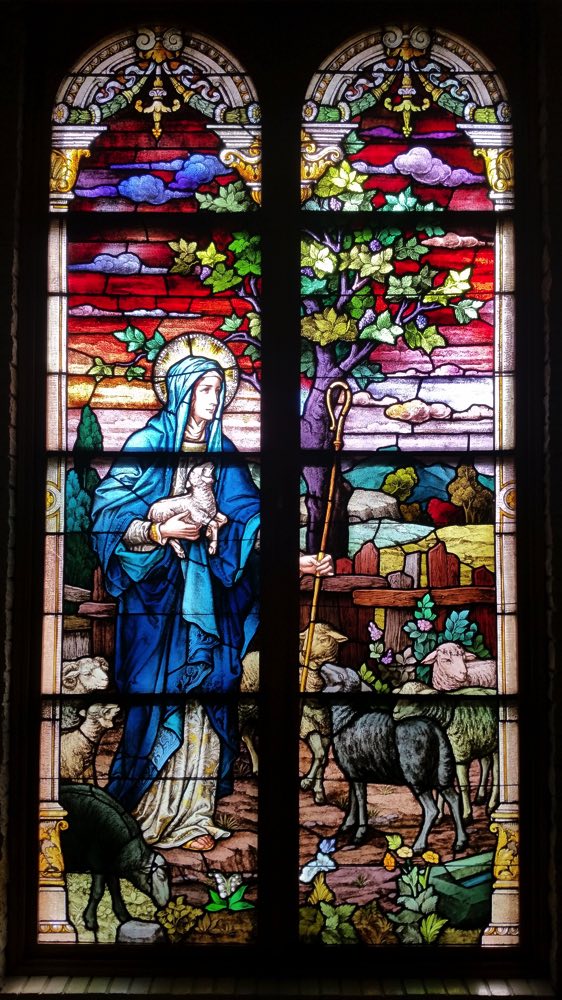 stained glass windows