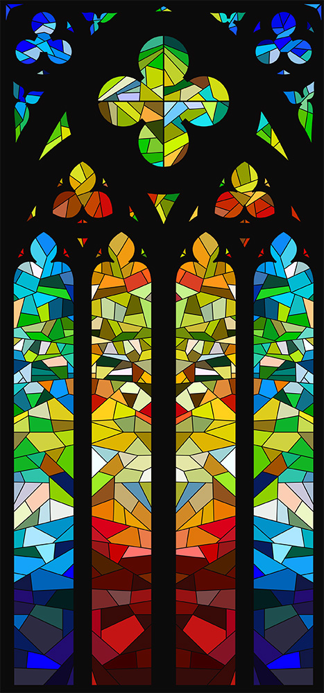 stained glass window